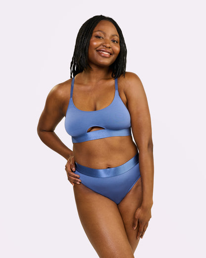 Vintage High Cut Brief | New:Cotton (Dew Drop)