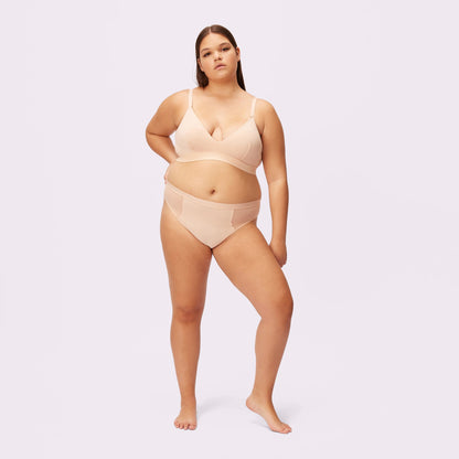 Re:Play High Waisted Thong | Ultra-Soft Re:Play | Archive (Oatmilk)