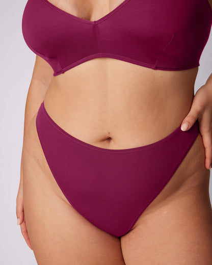 Ultra-Flattering High Rise Thong | New:Cotton | Archive (Eightball)