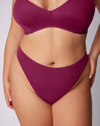 Ultra-Flattering High Rise Thong | New:Cotton | Archive (Eightball)