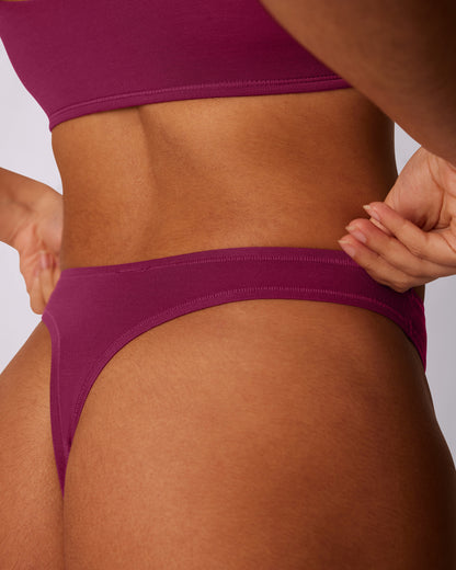 Ultra-Flattering High Rise Thong | New:Cotton | Archive (Eightball)