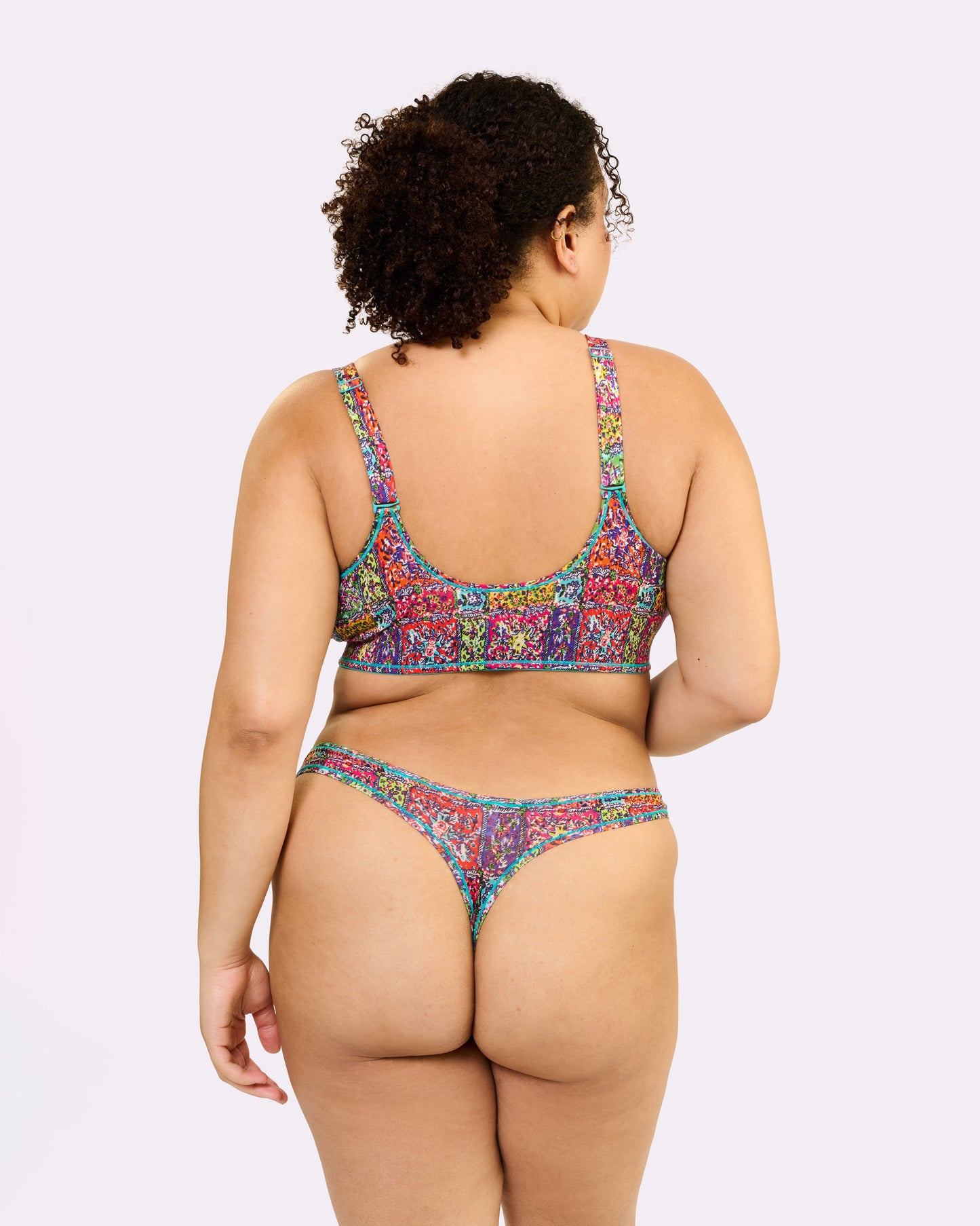 Ultra-Flattering High Rise Thong | New:Cotton (Bandana)