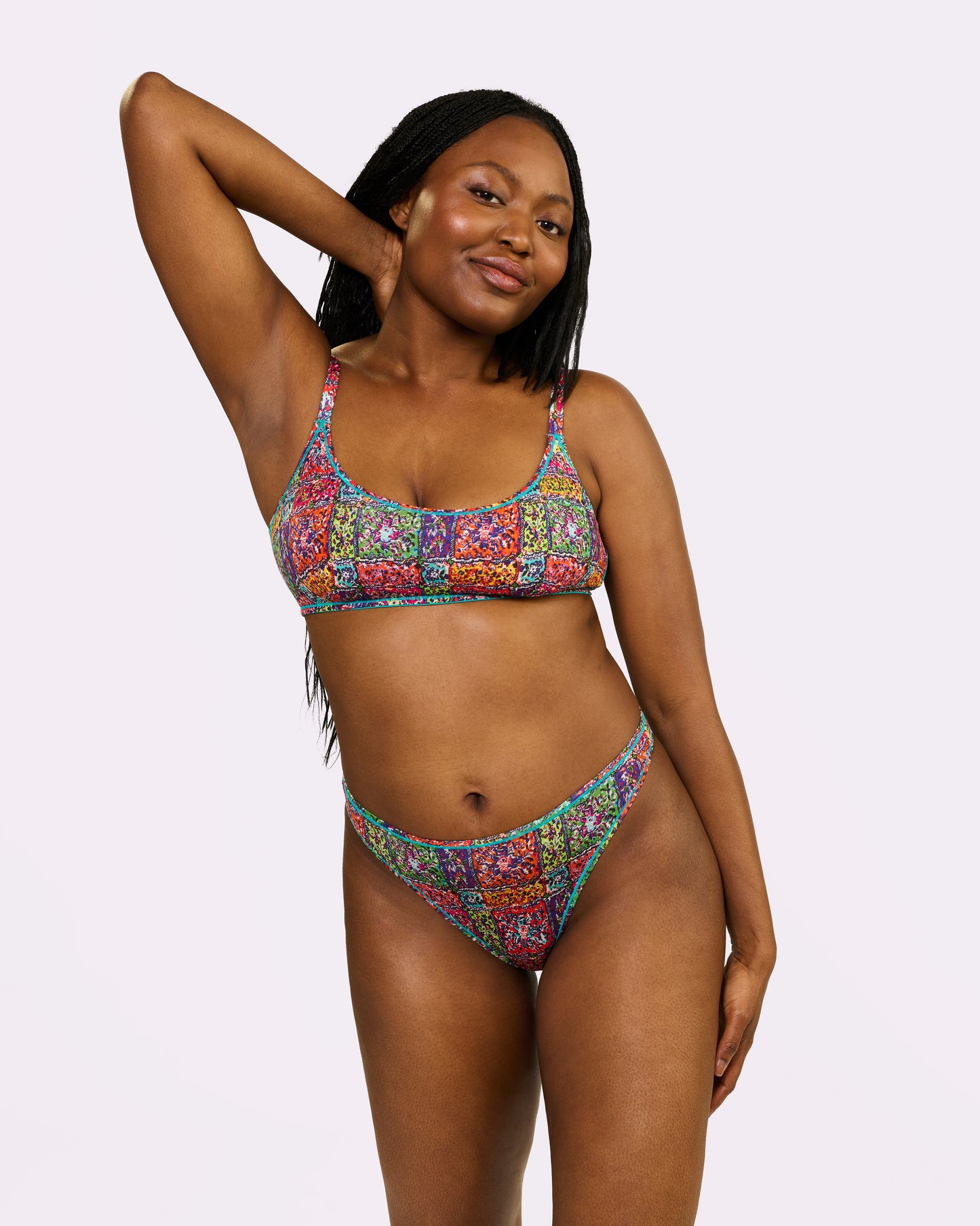 Ultra-Flattering High Rise Thong | New:Cotton (Bandana)