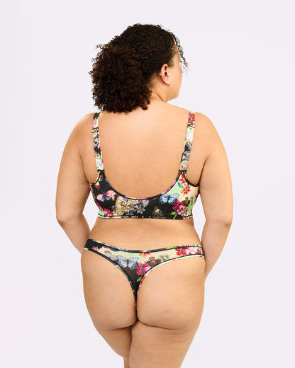 Ultra-Flattering High Rise Thong | New:Cotton (Flutter)