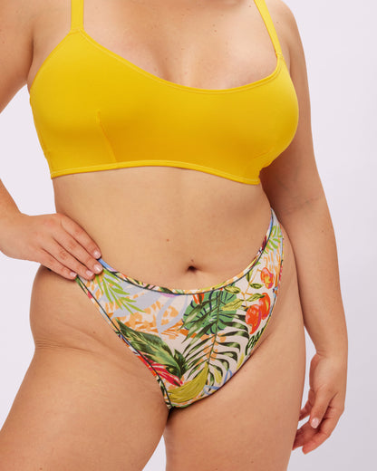 Ultra-Flattering High Rise Thong | New:Cotton | Archive (Paradise)