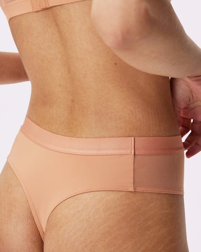Re:Play High Waisted Thong | Ultra-Soft Re:Play (Peach Fuzz)