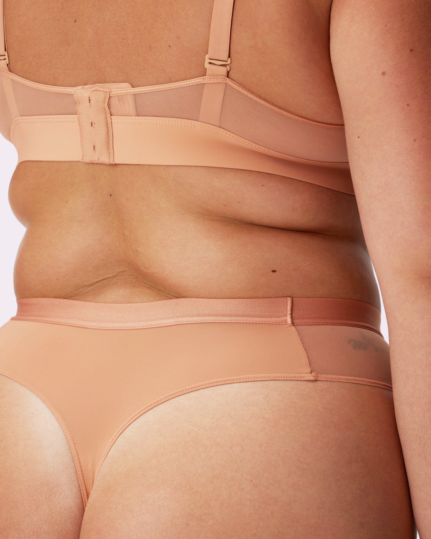 Re:Play High Waisted Thong | Ultra-Soft Re:Play (Peach Fuzz)