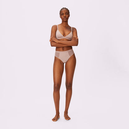 Re:Play High Waisted Thong | Ultra-Soft Re:Play (Sandcastle)