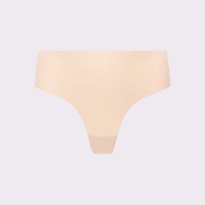 Invisible High Rise Thong | Seamless Universal (Coconut)
