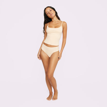 Invisible High Rise Thong | Seamless Universal (Coconut)
