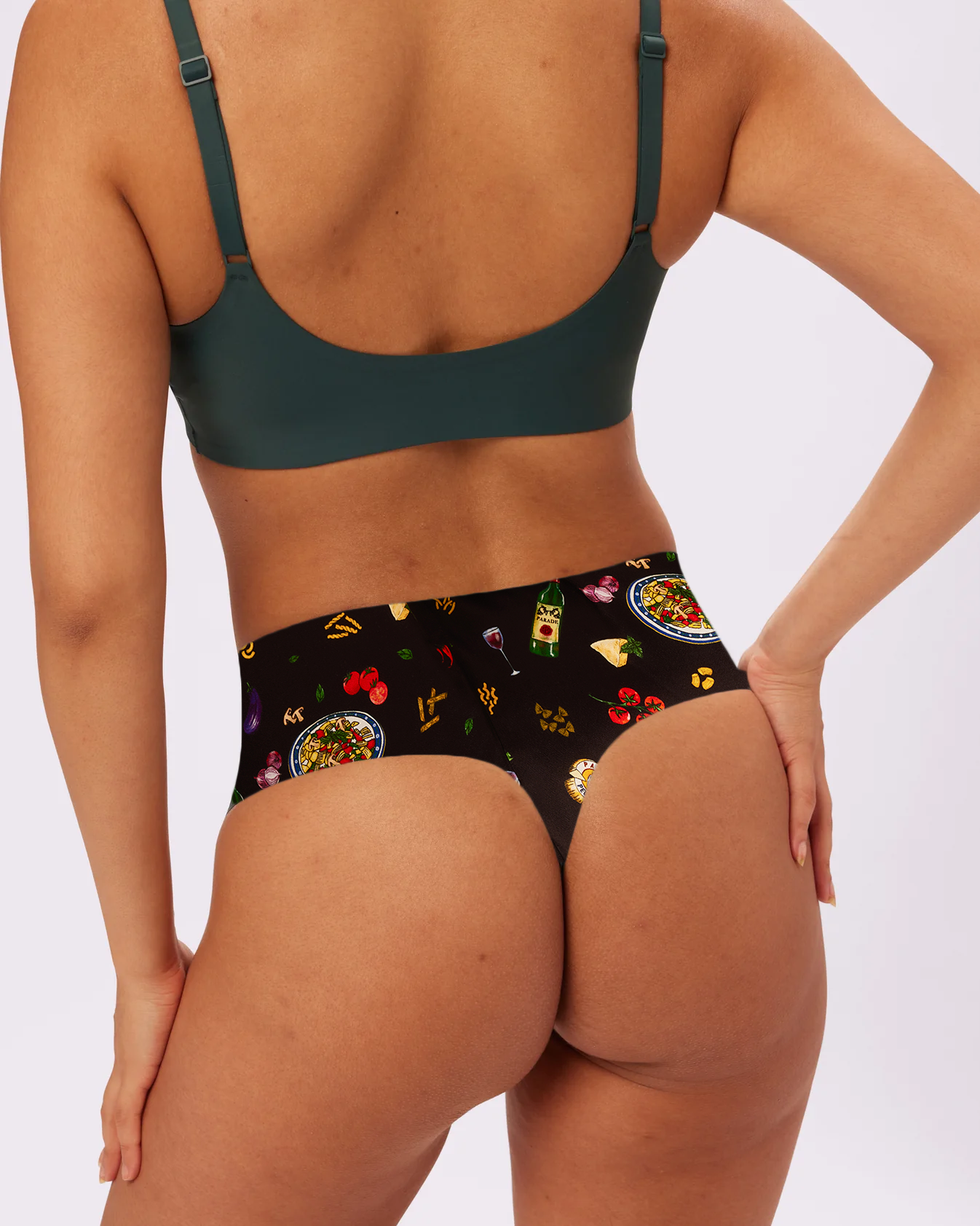 Invisible High Rise Thong | Seamless Universal (Dinner Party)