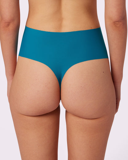 Invisible High Rise Thong | Seamless Universal (Lagoon)