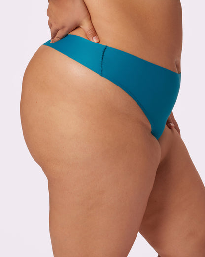 Invisible High Rise Thong | Seamless Universal (Lagoon)