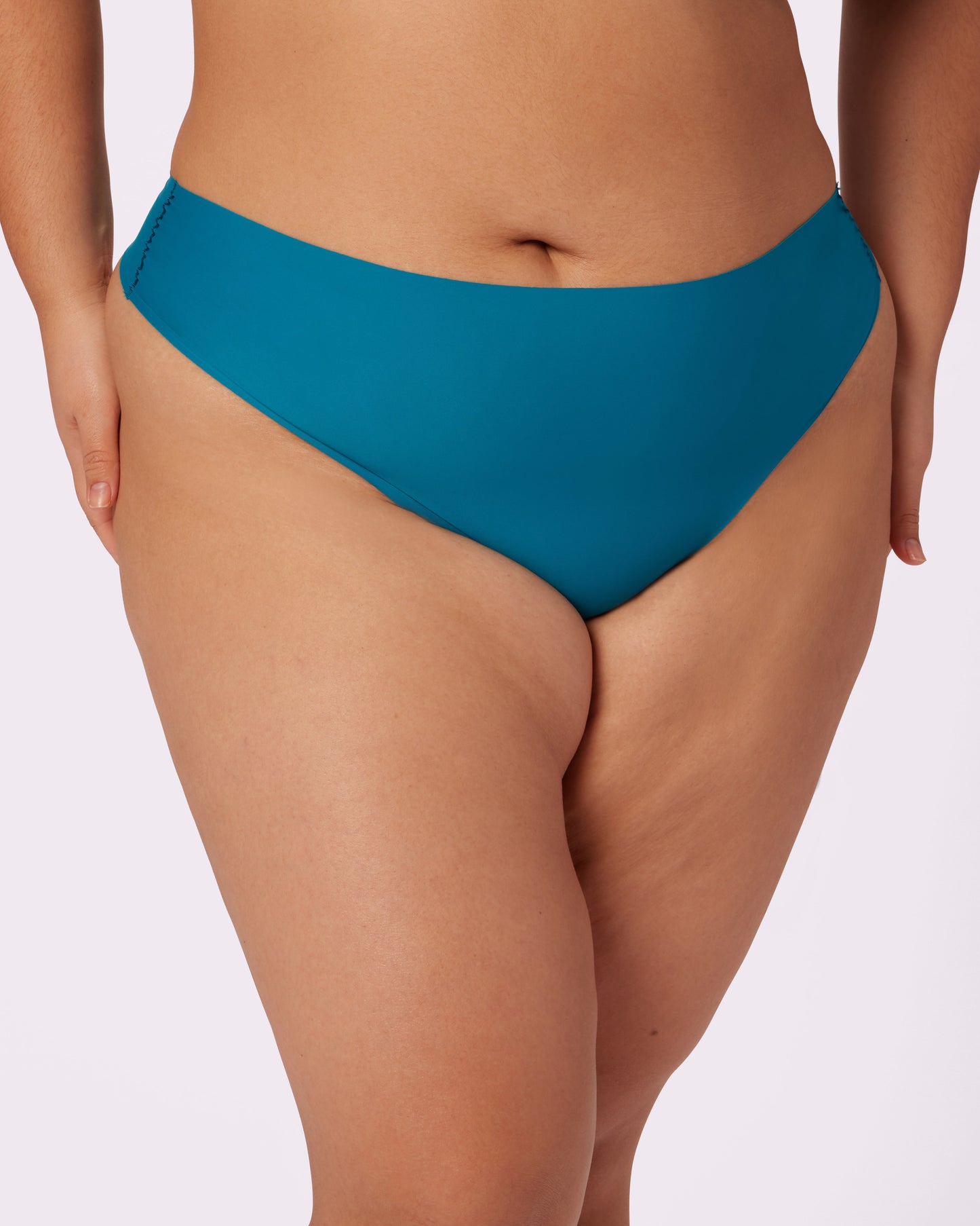 Invisible High Rise Thong | Seamless Universal (Lagoon)