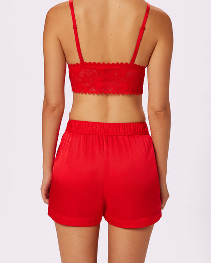 Luxe Dreams Easy Sleep Short | Plush Satin (Balloon)