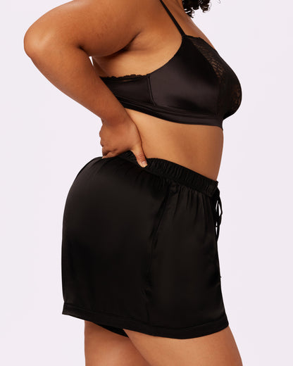 Luxe Dreams Easy Sleep Short | Plush Satin (Eightball)