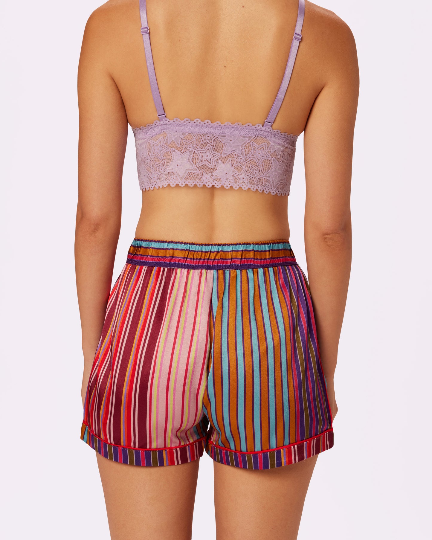 Luxe Dreams Easy Sleep Short | Plush Satin (Hotel Parade)