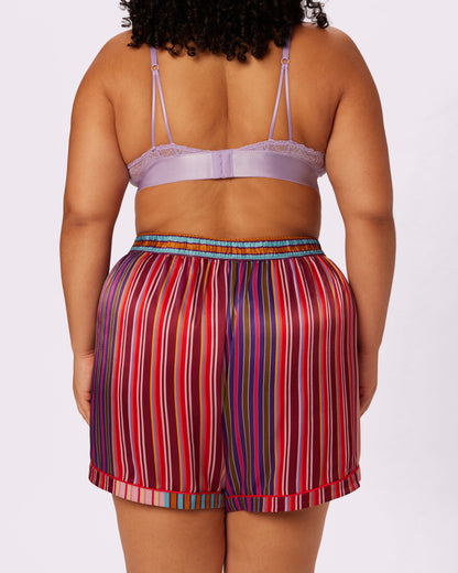 Luxe Dreams Easy Sleep Short | Plush Satin (Hotel Parade)