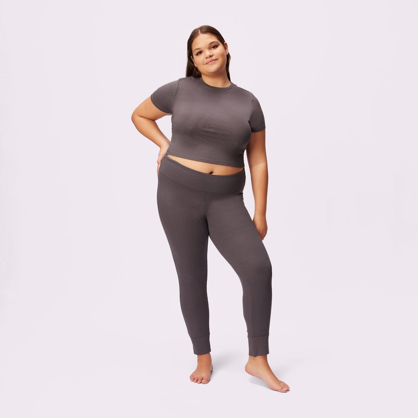 Lush Rib Warm Base Legging | Lush Rib  | Archive (Blackened Pearl)