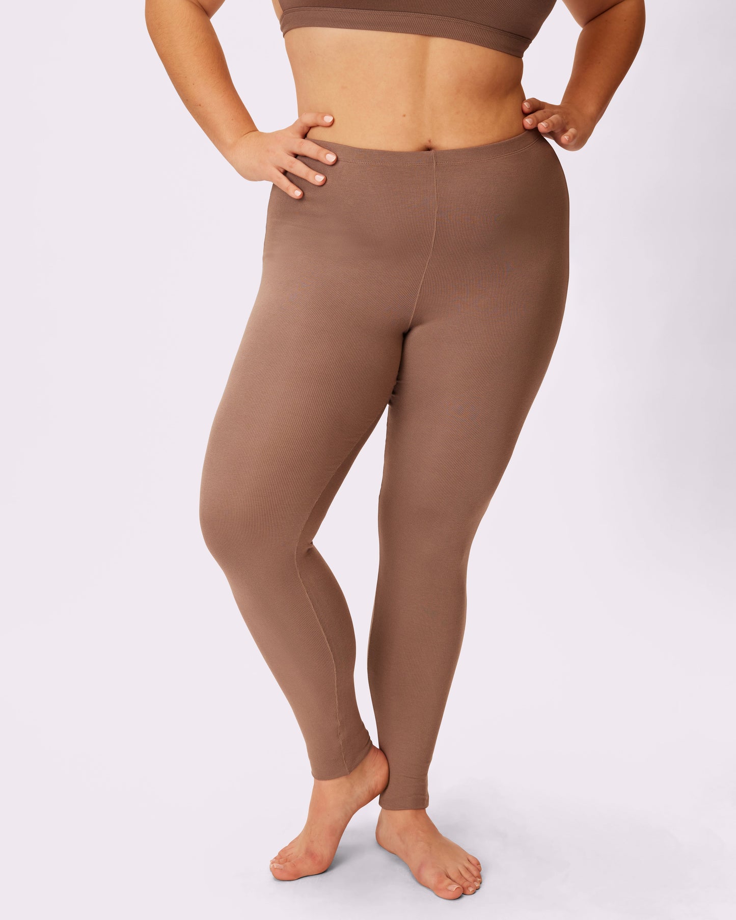 Comfort Rib Leggings | Lush Rib  | Archive (Truffle)