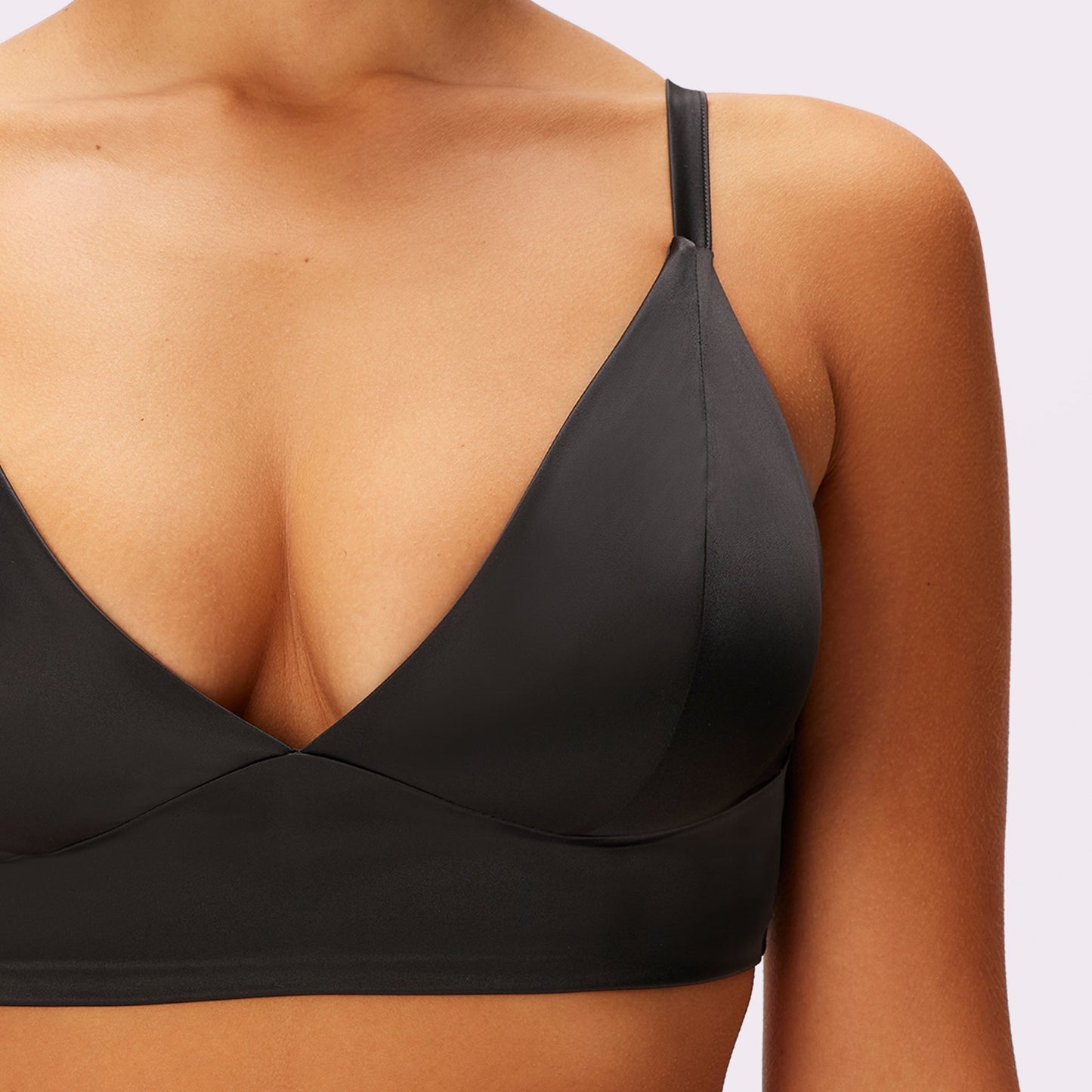 Sweetheart Satin Longline Bralette | Glow Satin (Eightball)