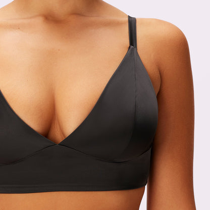 Sweetheart Satin Longline Bralette | Glow Satin (Eightball)
