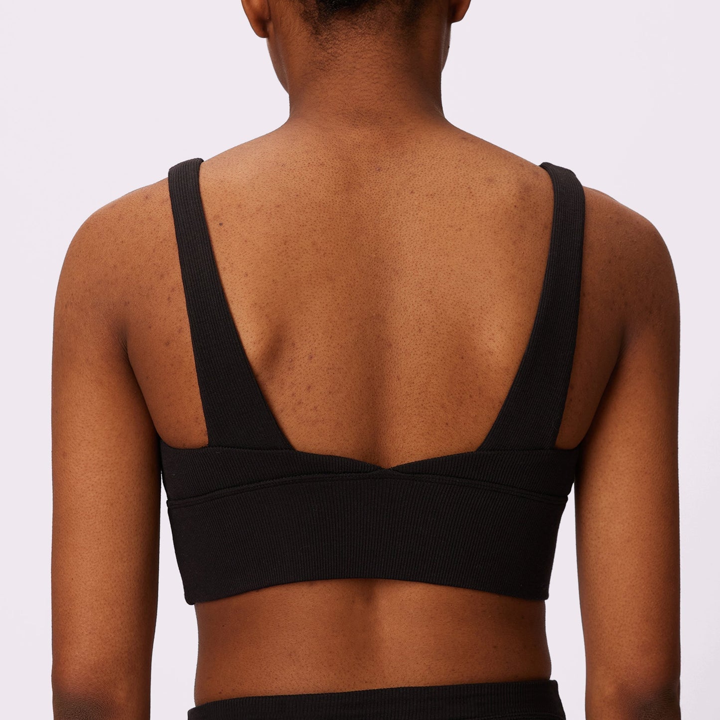 Lush Sculpt Plunge Longline Bralette | Lush Rib (Eightball)