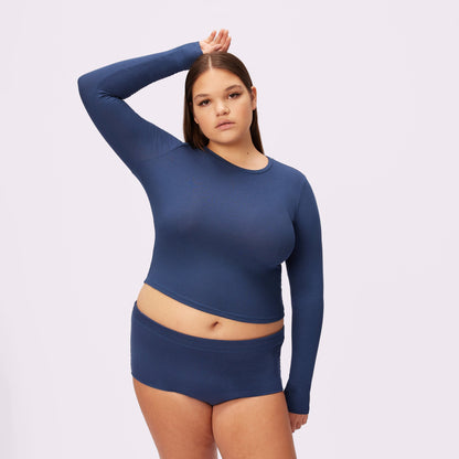 Lush Rib Warm Base Long Sleeve | Lush Rib | Archive (Midnight)