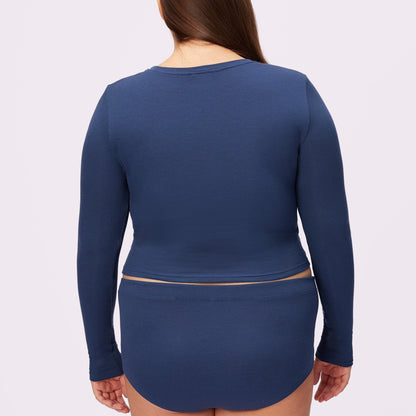 Lush Rib Warm Base Long Sleeve | Lush Rib | Archive (Midnight)