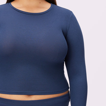 Lush Rib Warm Base Long Sleeve | Lush Rib | Archive (Midnight)