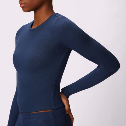 Lush Rib Warm Base Long Sleeve | Lush Rib | Archive (Midnight)