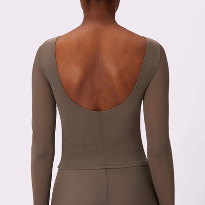 Silky Mesh Sculpting Long Sleeve | Silky Mesh | Archive (Smokescreen)