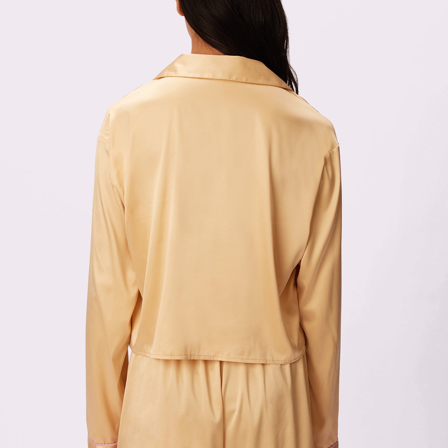 Dream Longsleeve Button Up | Luxe Satin | Archive (Bubbly)