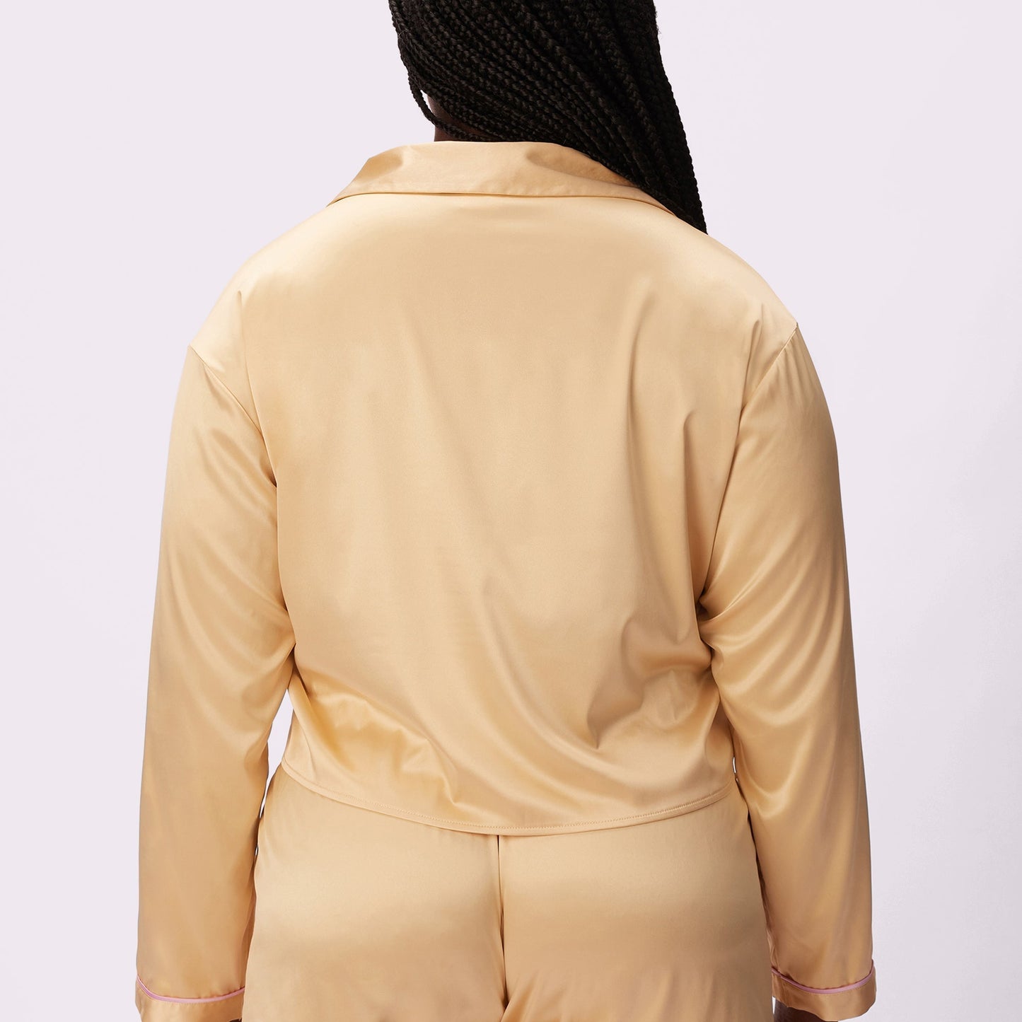 Dream Longsleeve Button Up | Luxe Satin | Archive (Bubbly)