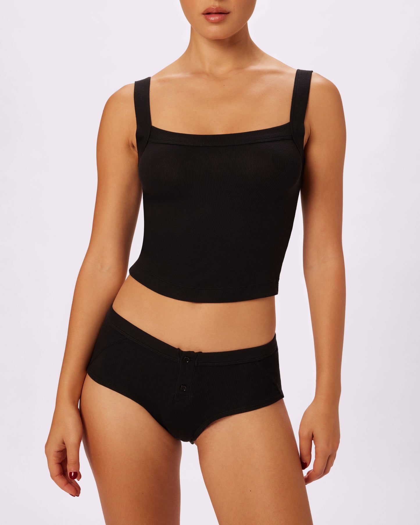 Everyday Lush Button Boyshort | Lush Rib | Archive (Eightball)