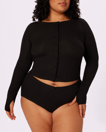Lush Crop Cardi | Lush Rib | Archive (Eightball)