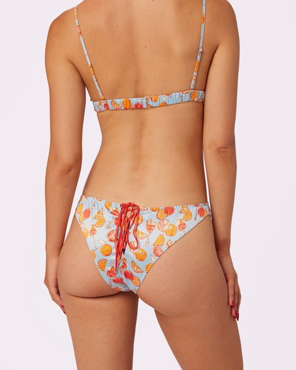 Satin Lace-up Cheeky | Glow Satin | Archive (Spritz)