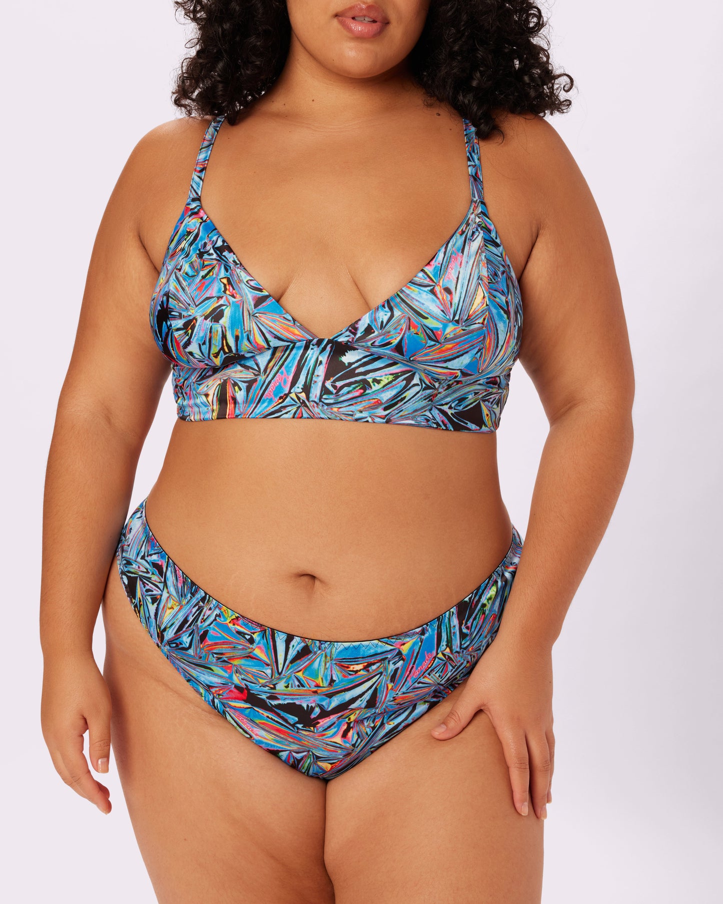Satin Lace-up Cheeky | Glow Satin (Party Favor)