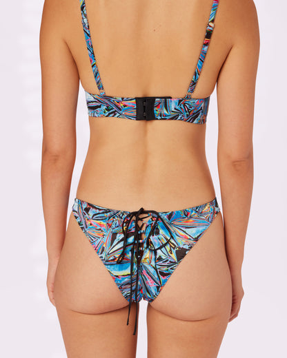 Satin Lace-up Cheeky | Glow Satin (Party Favor)