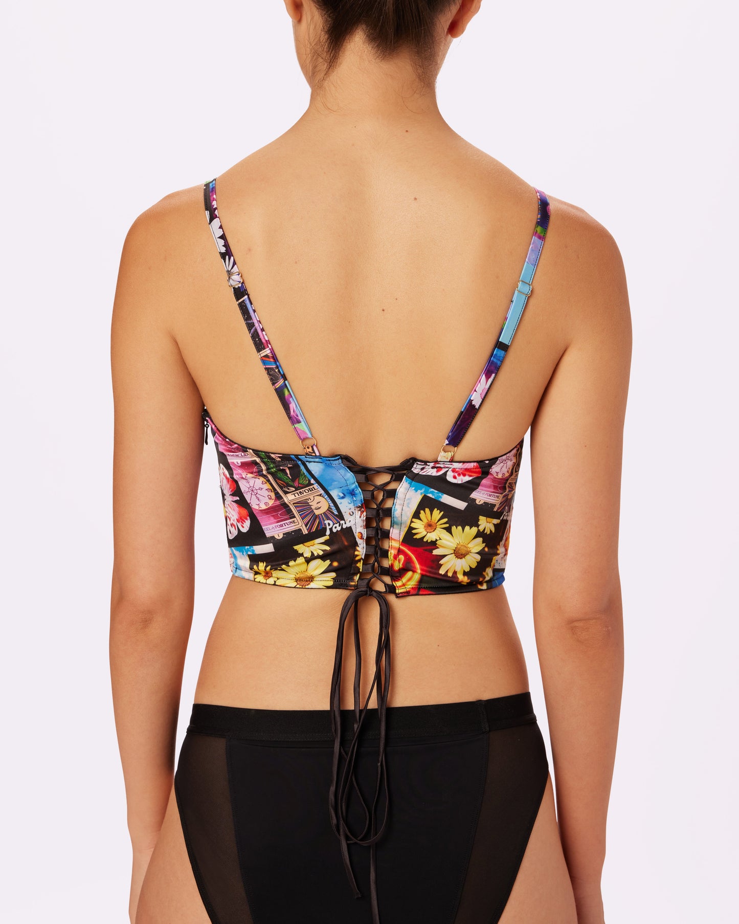 Afterglow Lace-up Corset | Glow Satin (Moodboard)