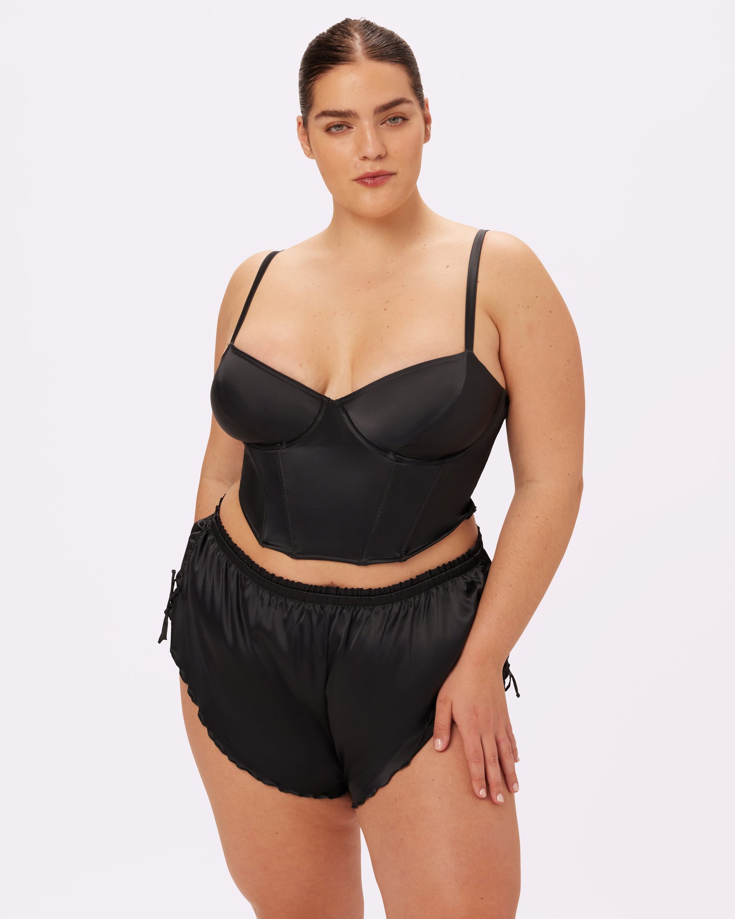 Afterglow Lace-up Corset | Glow Satin | Archive (Eightball)