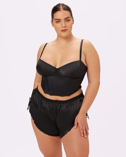 Afterglow Lace-up Corset | Glow Satin | Archive (Eightball)