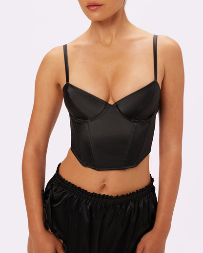 Afterglow Lace-up Corset | Glow Satin | Archive (Eightball)