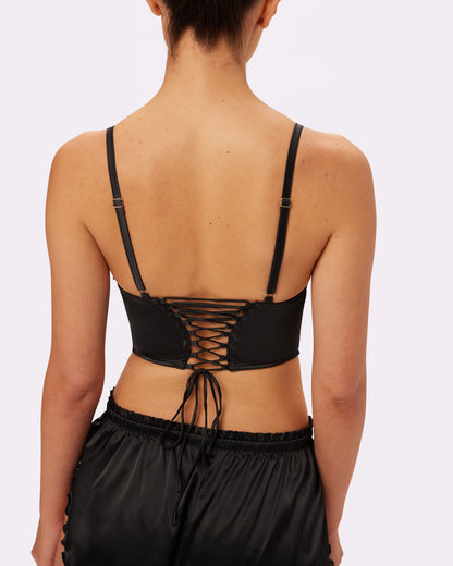 Afterglow Lace-up Corset | Glow Satin | Archive (Eightball)