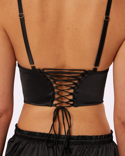 Afterglow Lace-up Corset | Glow Satin | Archive (Eightball)