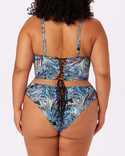 Afterglow Lace-up Corset | Glow Satin (Party Favor)