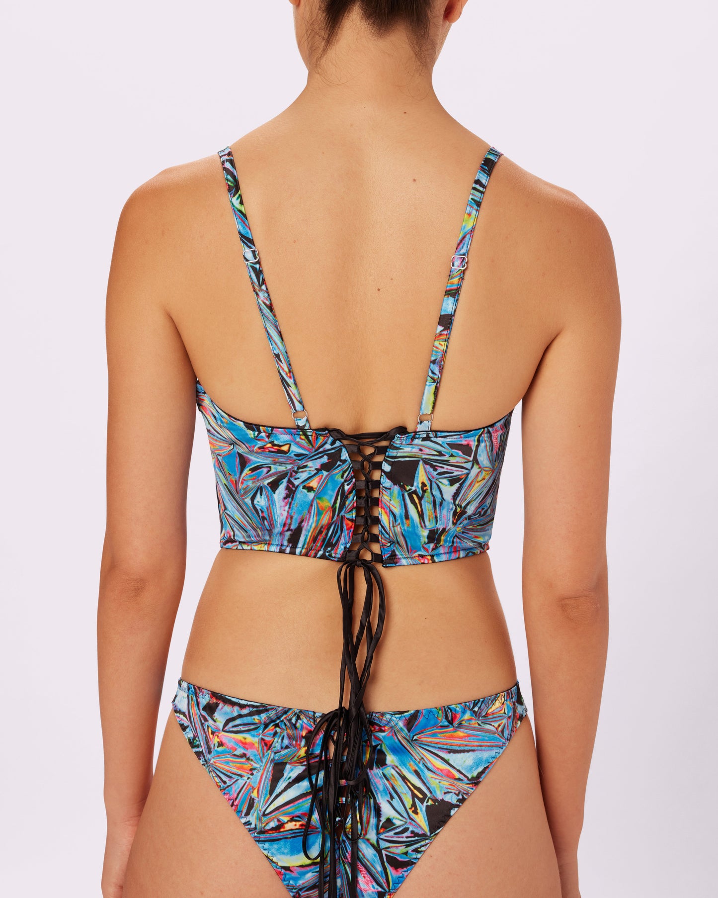 Afterglow Lace-up Corset | Glow Satin (Party Favor)