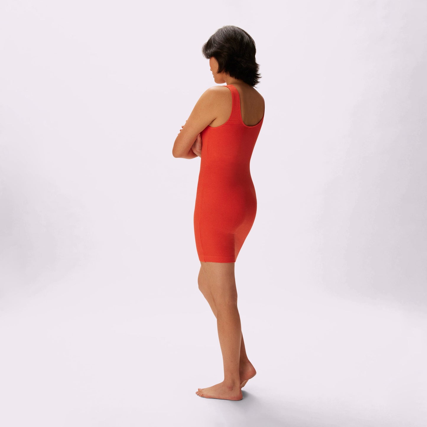Everywhere Mini Dress | Lush Rib | Archive (Varsity)