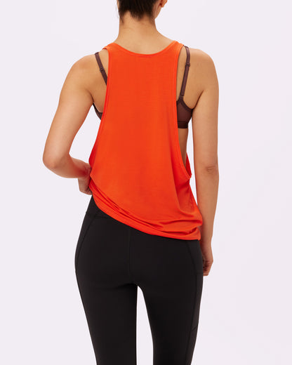 Everyday Racer Tank | New:Cotton | Archive ( Firecracker)