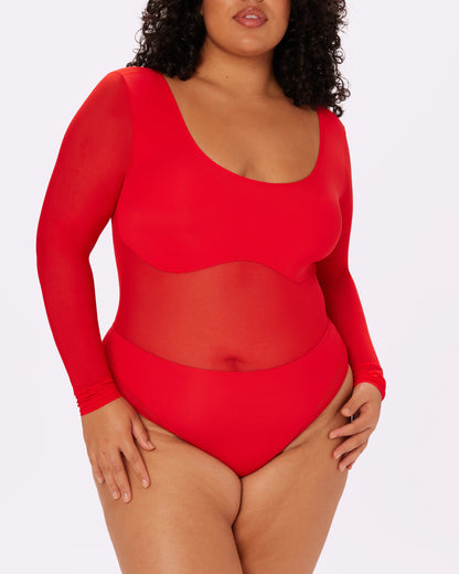Dream Sleek Contrast Bodysuit | Ultra-Soft Re:Play (Balloon)